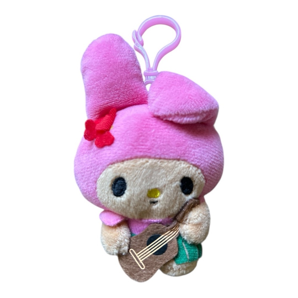 My Melody Plush 4" w/ Strap - Ukulele